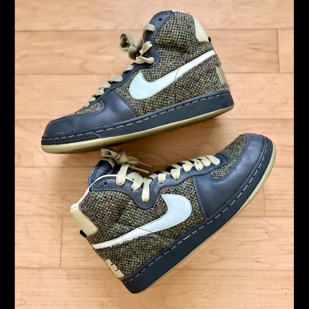 Nike Terminator High Flint Grey/Glacier blue-faded 313061 041 Excellent!